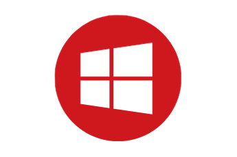 Red Microsoft Windows icon